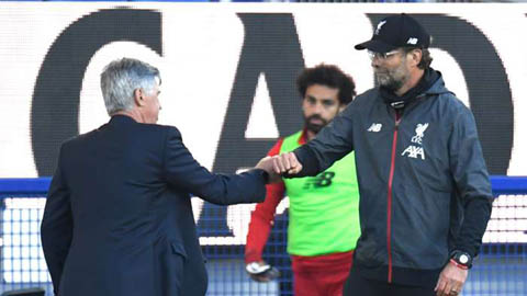 Klopp nói gì về Ancelotti trước đại chiến Liverpool và Everton?